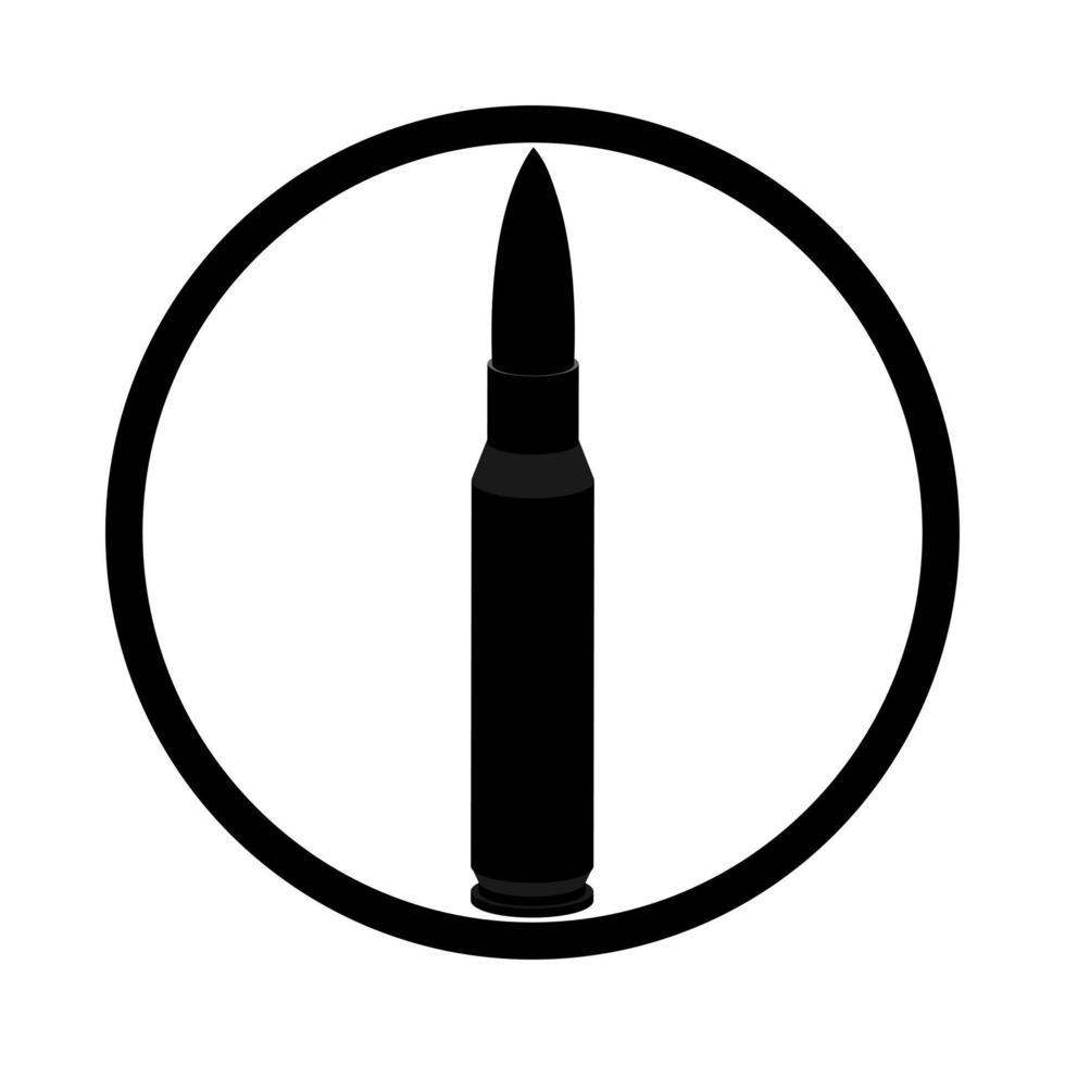 Cartridges for rifled weapons vector