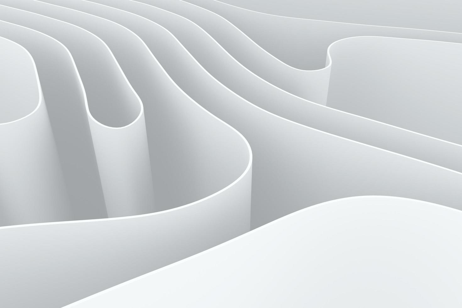 Modern background of layered waves. Abstract curves backdrop. Creative wavy stripe 3d layout, web template, planner photo