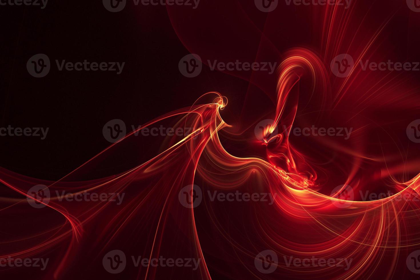 Abstract flowing futuristic shape element for design. Smooth generative wavy background surface 3d render photo