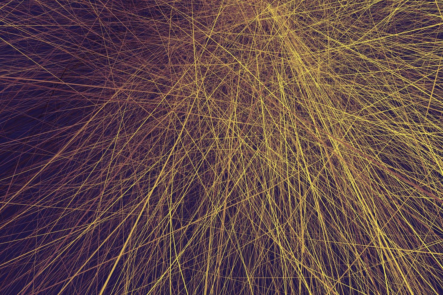 Yellow straight lines texture. Psychedelic art of futuristic 3d illustration background photo
