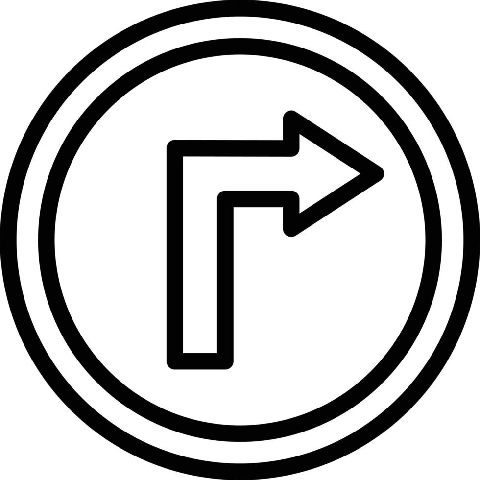 Right way Vector Icon Design Illustration