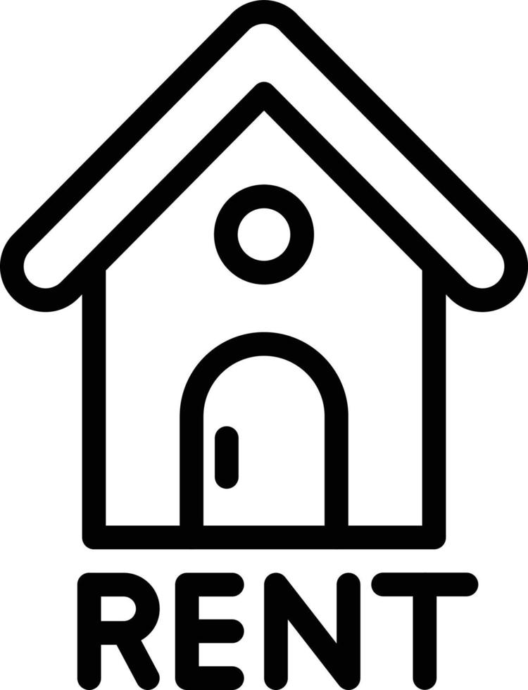 Rent Vector Icon Design Illustration