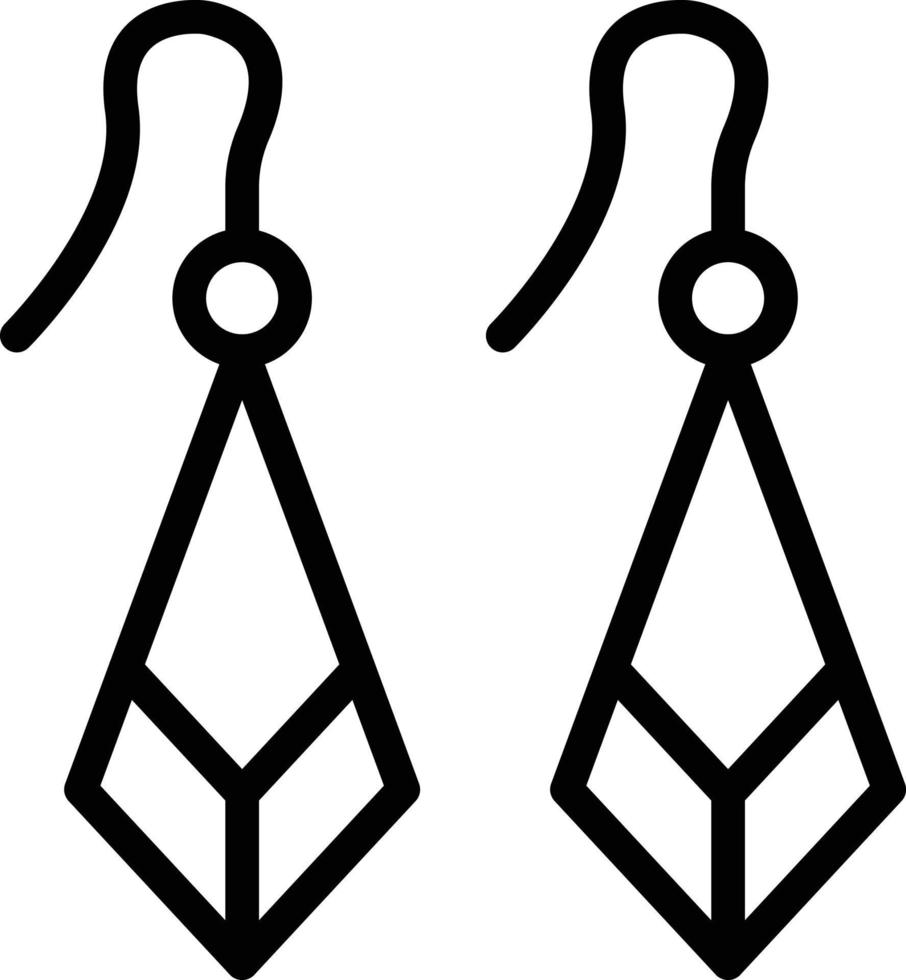 Earrings Vector Icon