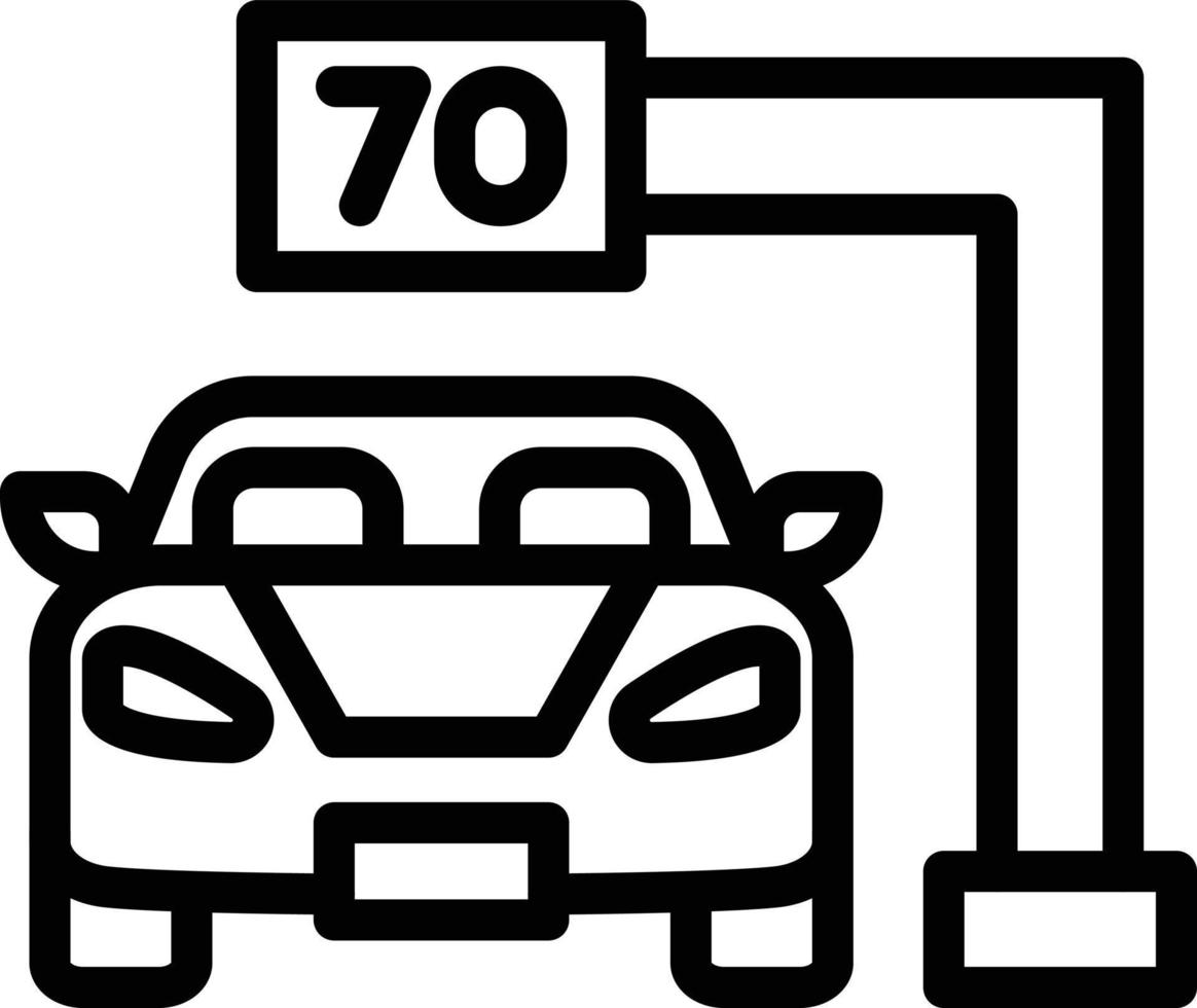 Speed camera Vector Icon Design Illustration