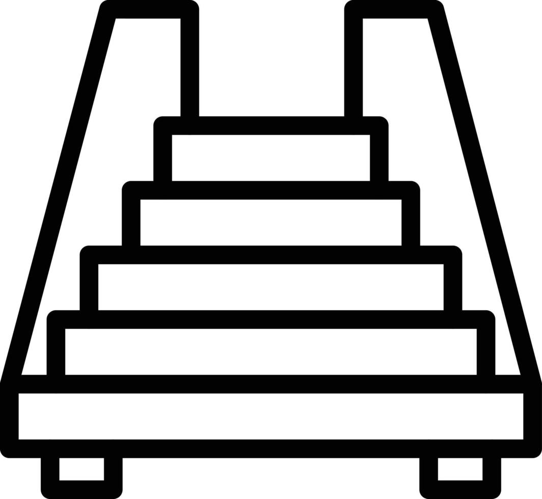 Stairs Vector Icon Design Illustration