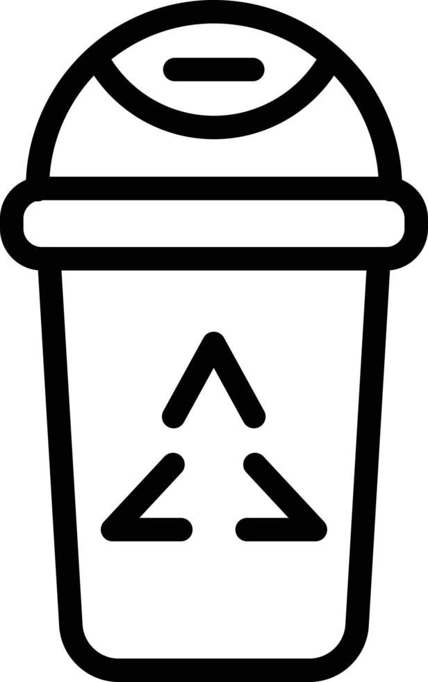 Recycle bin Vector Icon Design Illustration