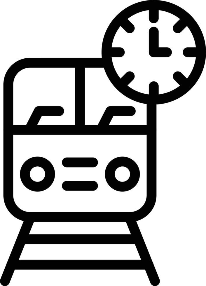 Train time Vector Icon Design Illustration