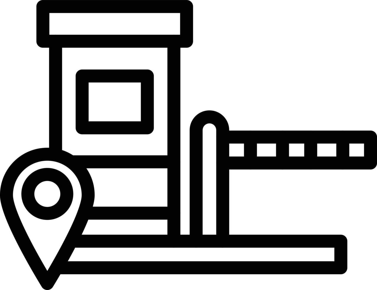 Toll Vector Icon Design Illustration