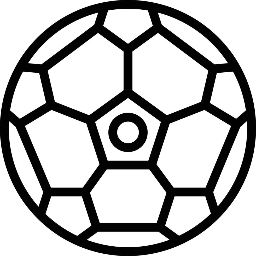 ilustración de diseño de icono de vector de fútbol