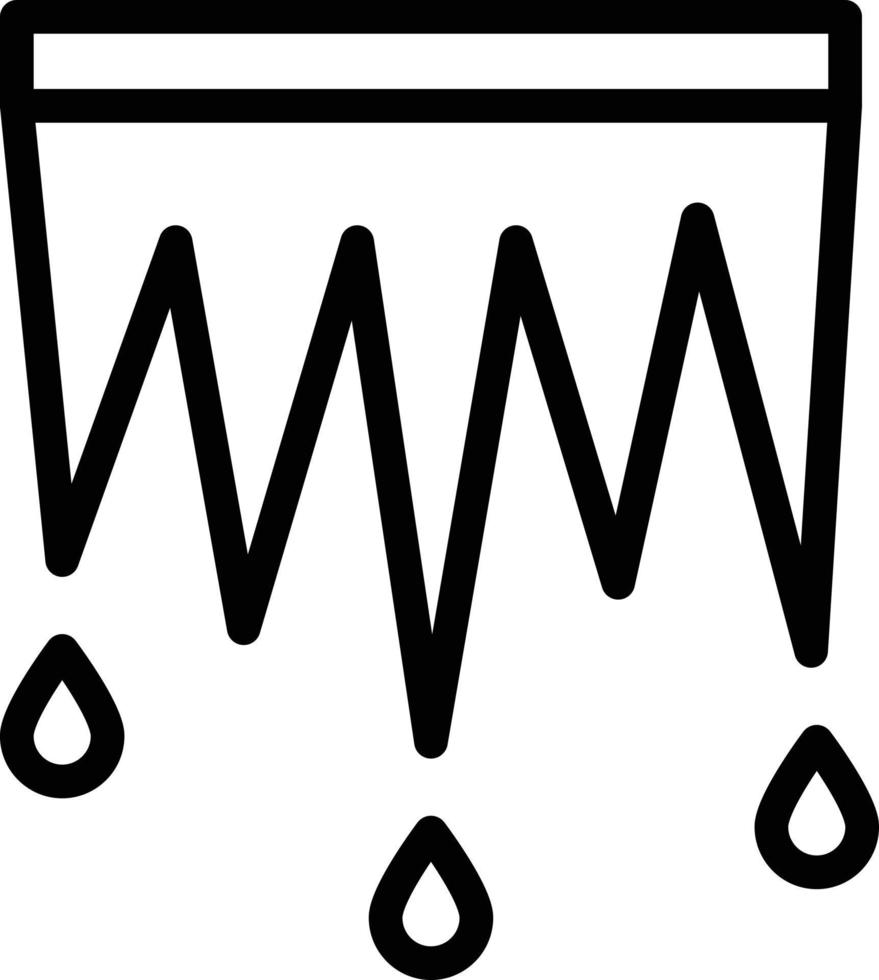 Icicle Vector Icon Design Illustration