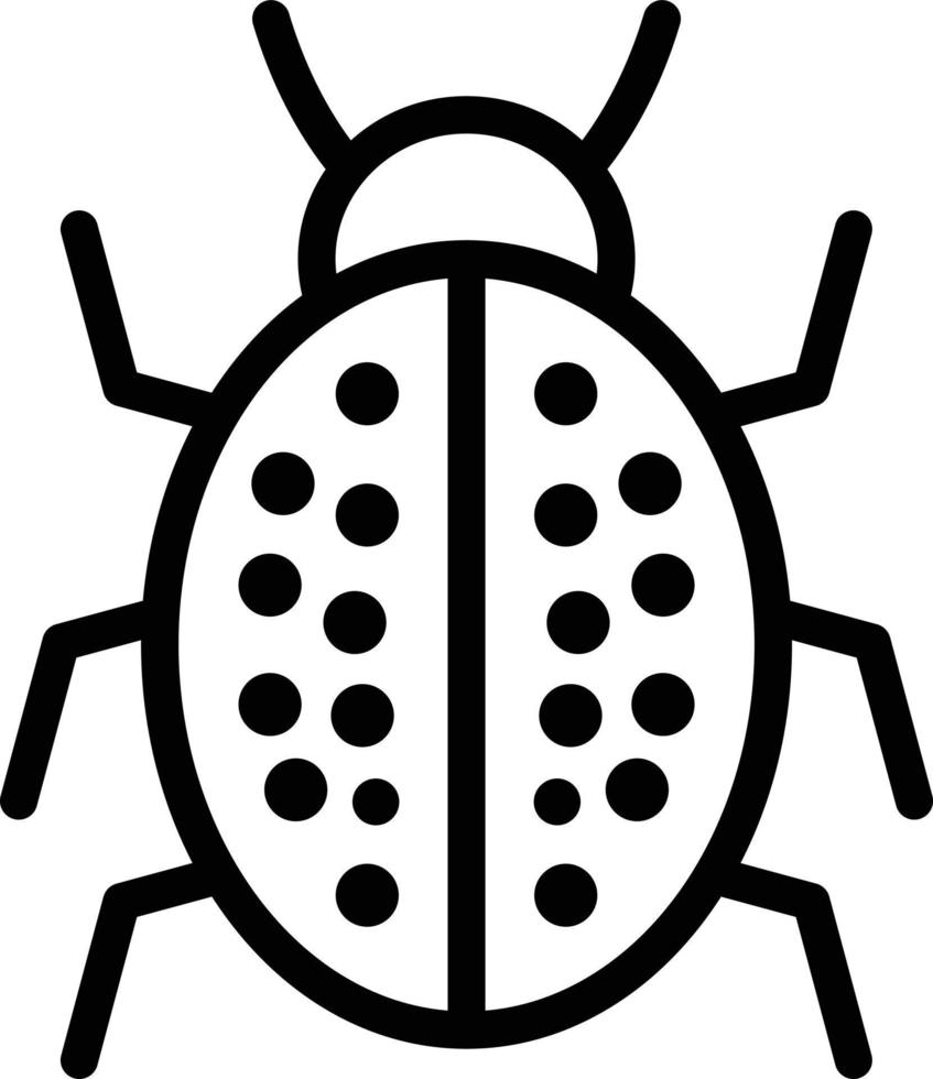 Bug Vector Icon Design Illustration