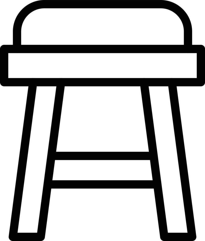 Stool Vector Icon Design Illustration