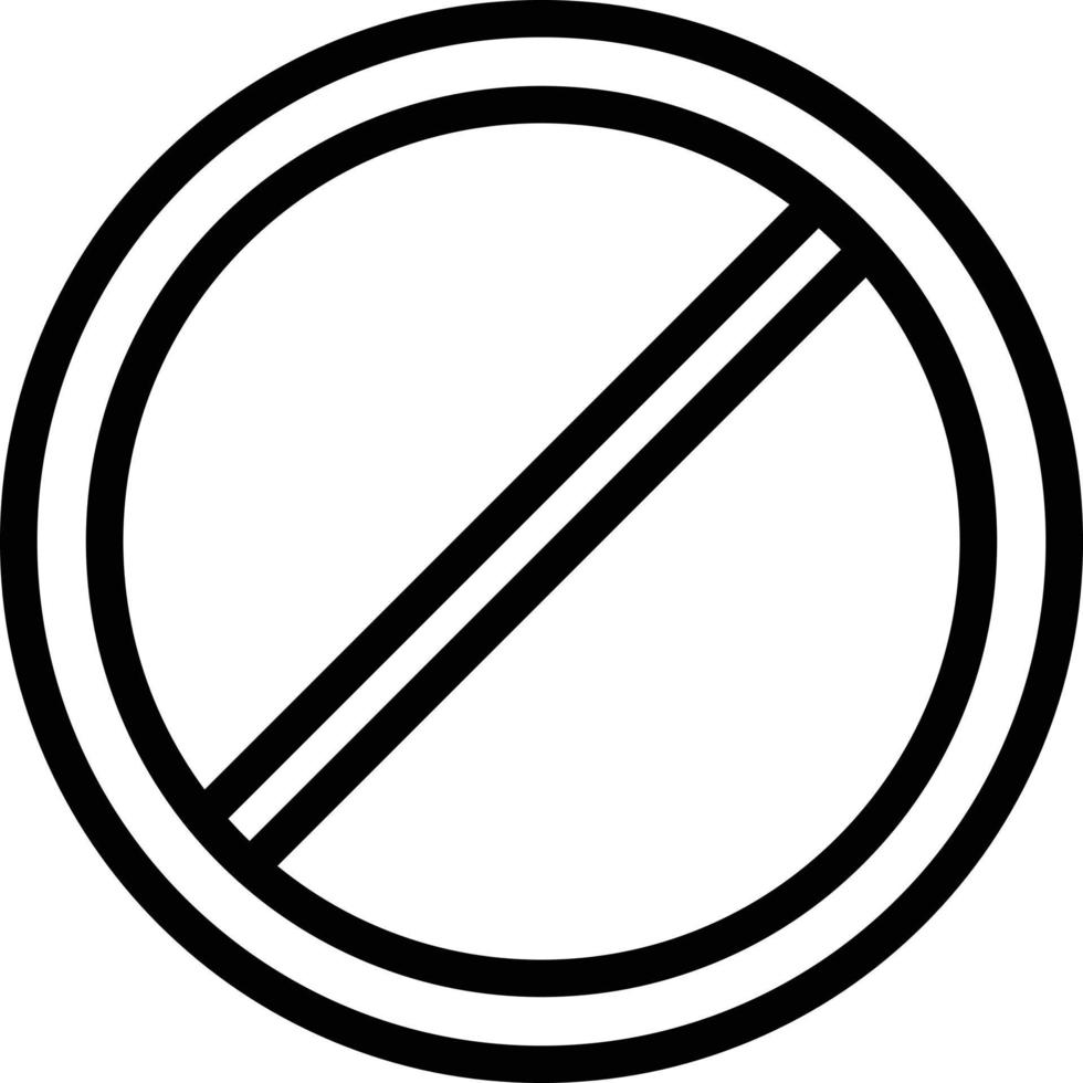 No stopping Vector Icon Design Illustration