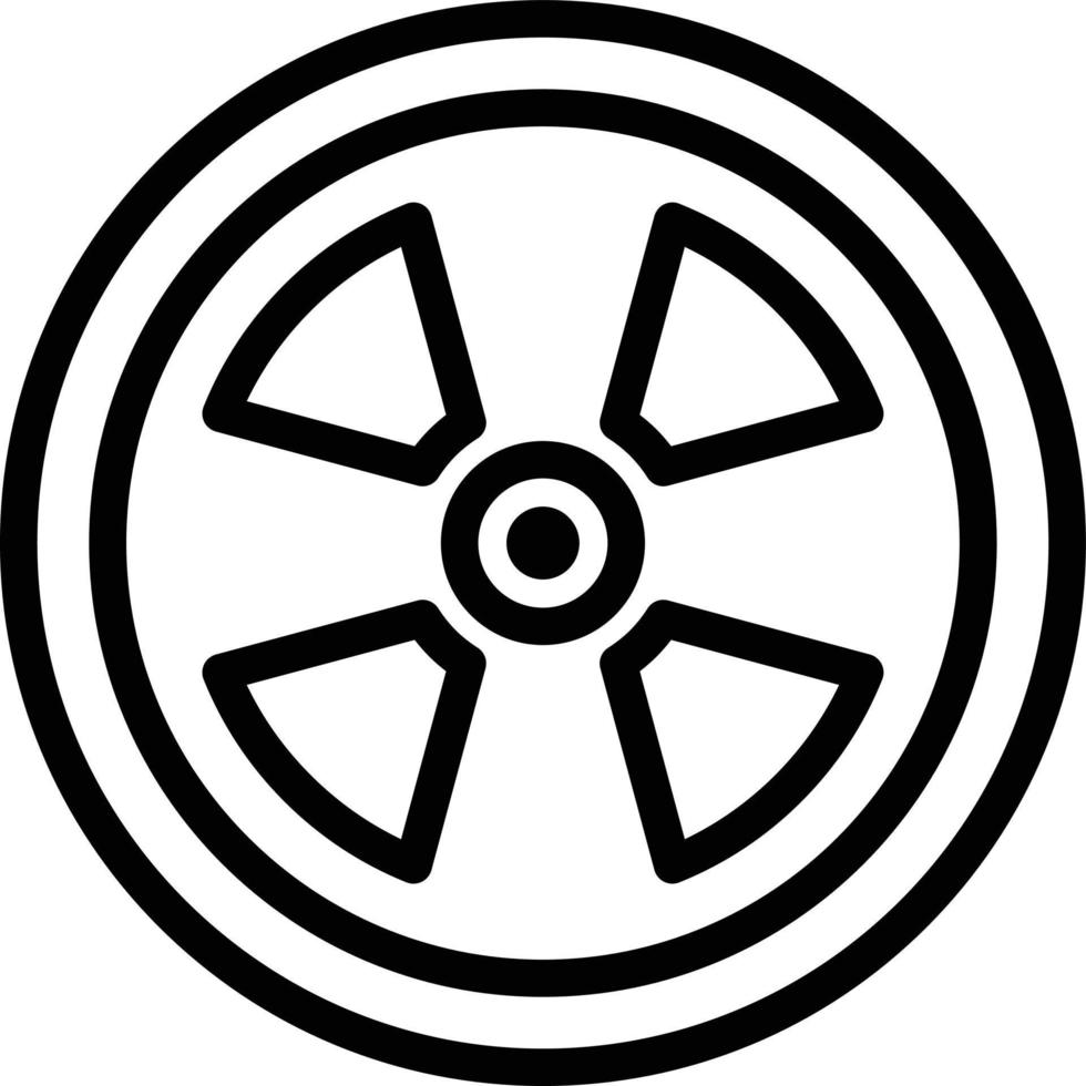 ilustración de diseño de icono de vector nuclear