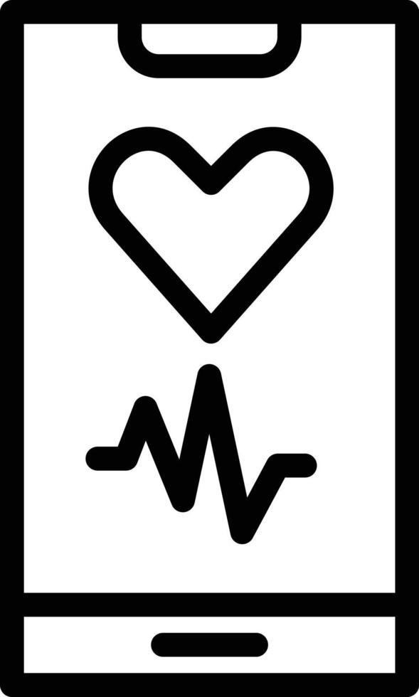 Heart Rate Vector Icon Design Illustration