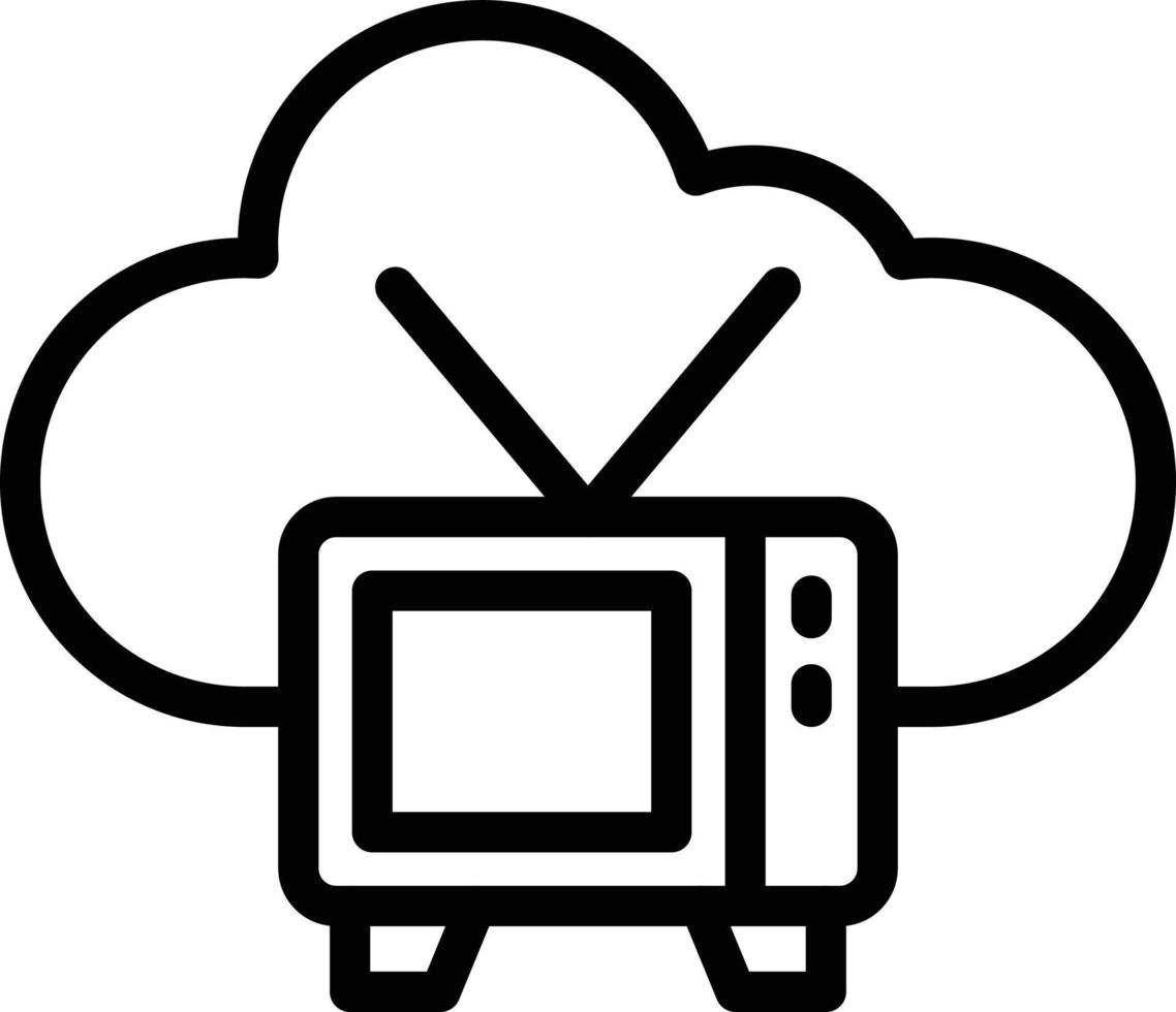 Tv Vector Icon Design Illustration