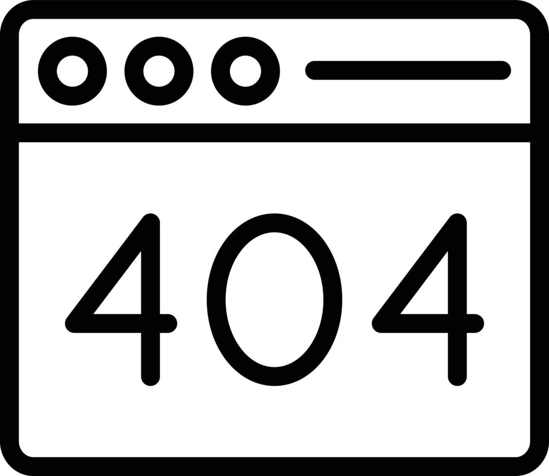 404 error Vector Icon Design Illustration