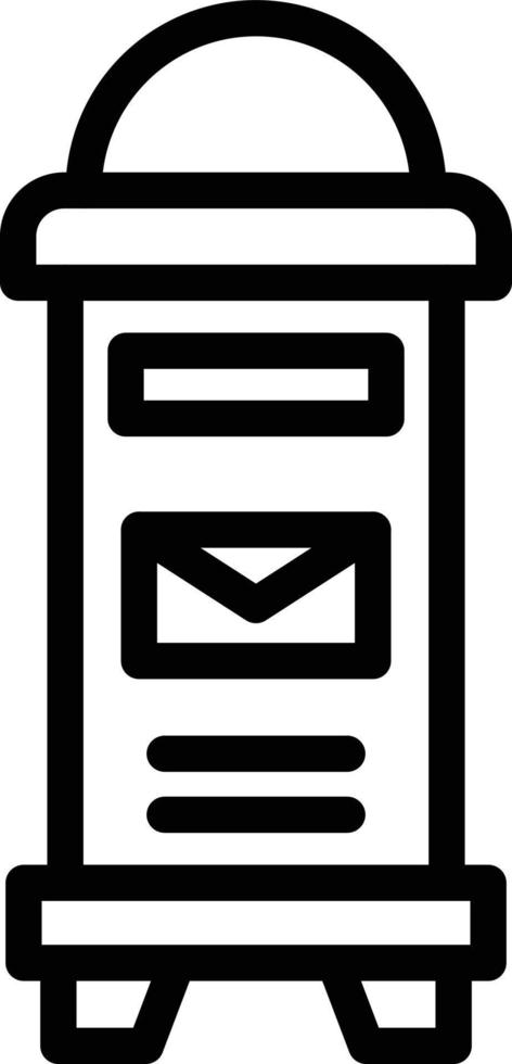 Mailbox Vector Icon Design Illustration