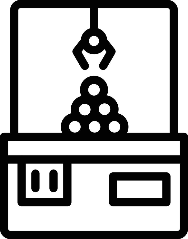 ilustración de diseño de icono de vector de máquina de grúa