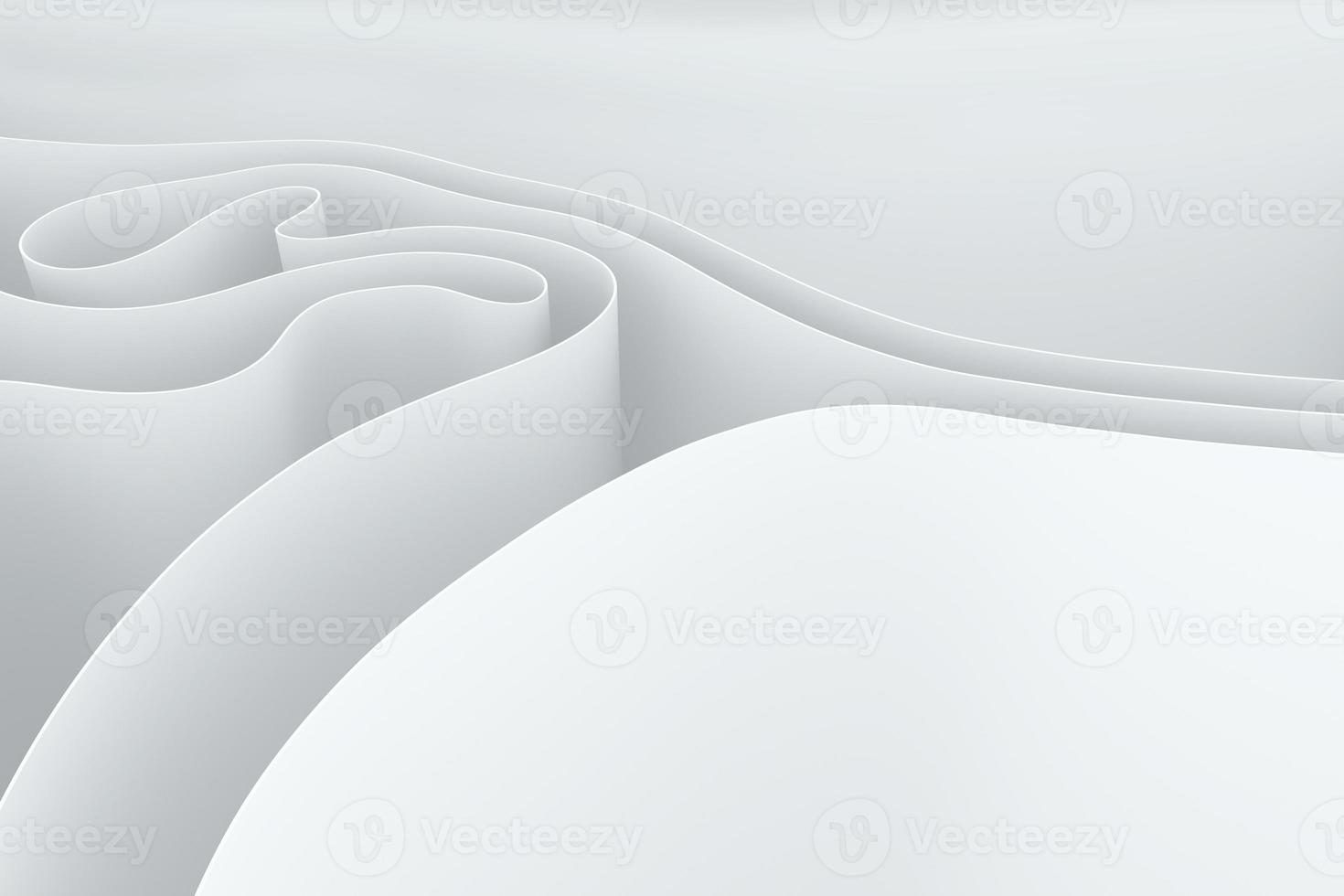 White cover design background. Wavy texture with line. Trendy 3d render for business background, brochure template, planner, flyer, music poster, elegant invite photo