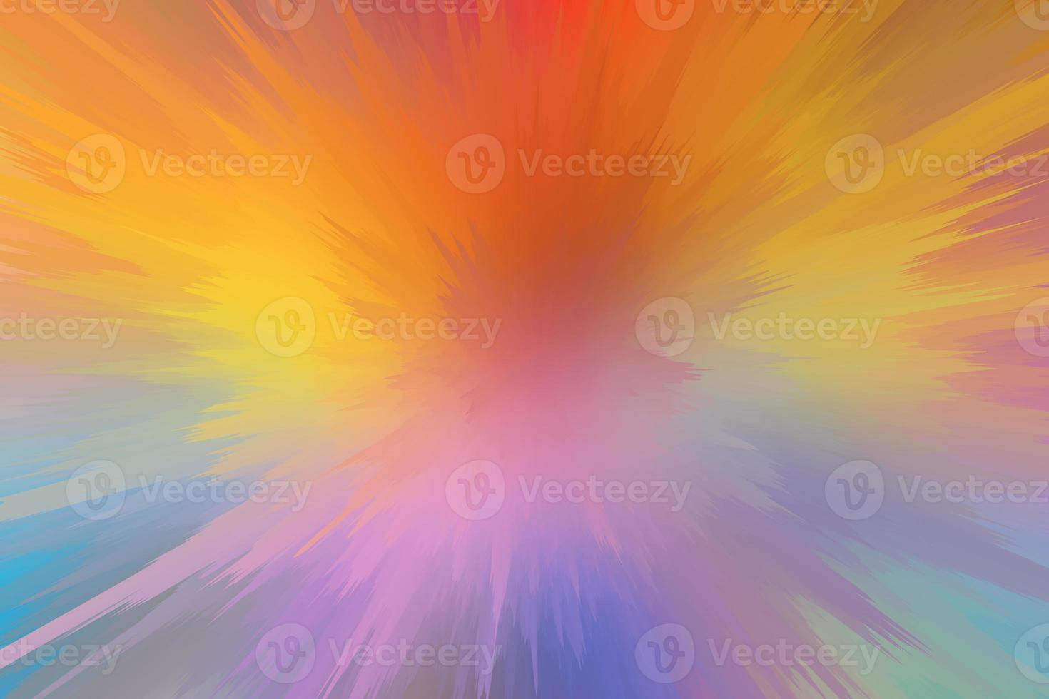 Stylish sharp frozen gradient splash 3d render. Abstract holographic acute background with motion effect photo