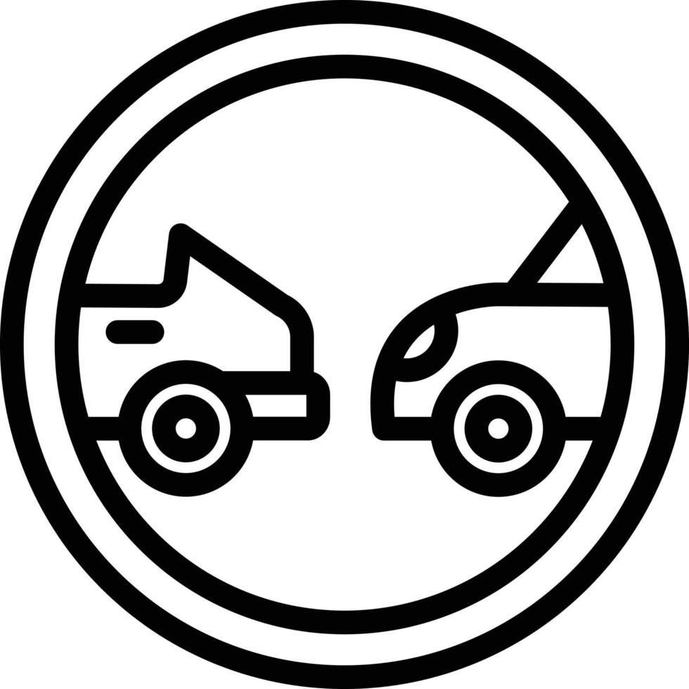 Distance Vector Icon Design Illustration