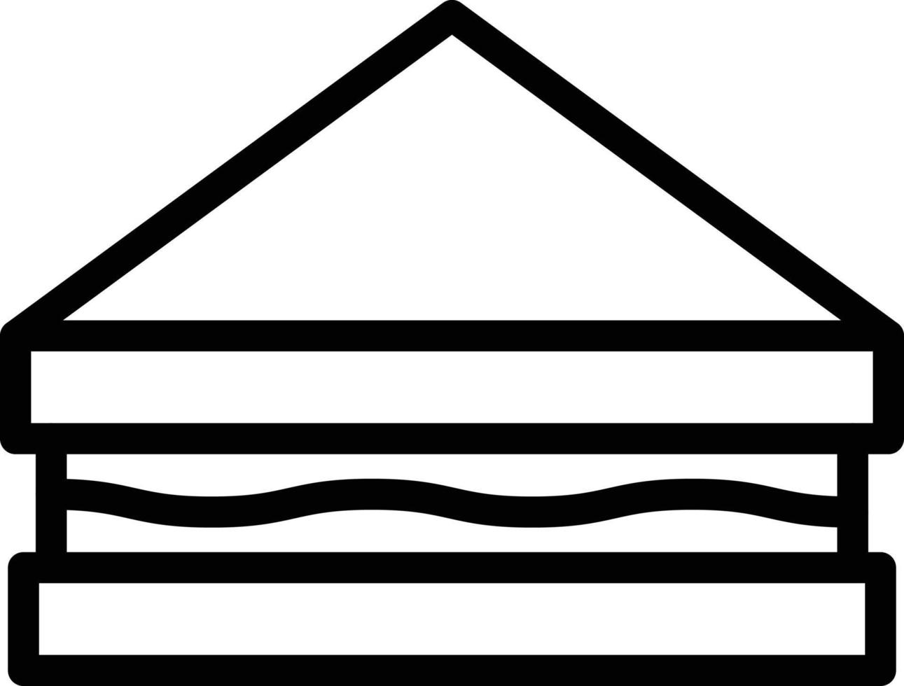 Sandwich Vector Icon Design Illustration