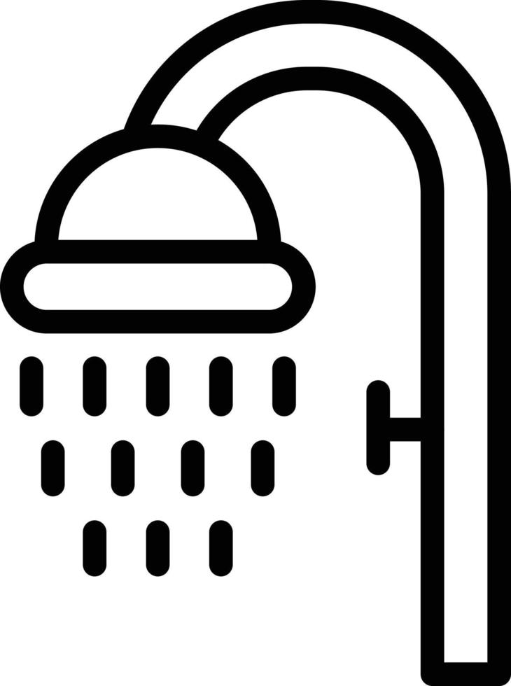Shower Vector Icon Design Illustration