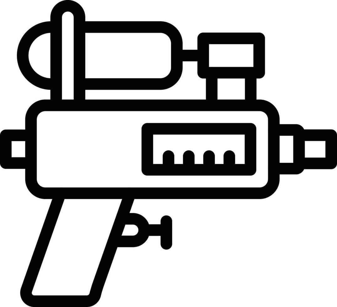 ilustración de diseño de icono de vector de pistola de agua