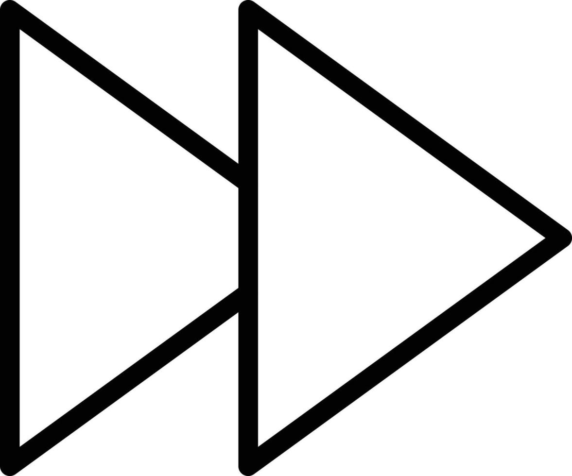 Forward Vector Icon Design Illustration