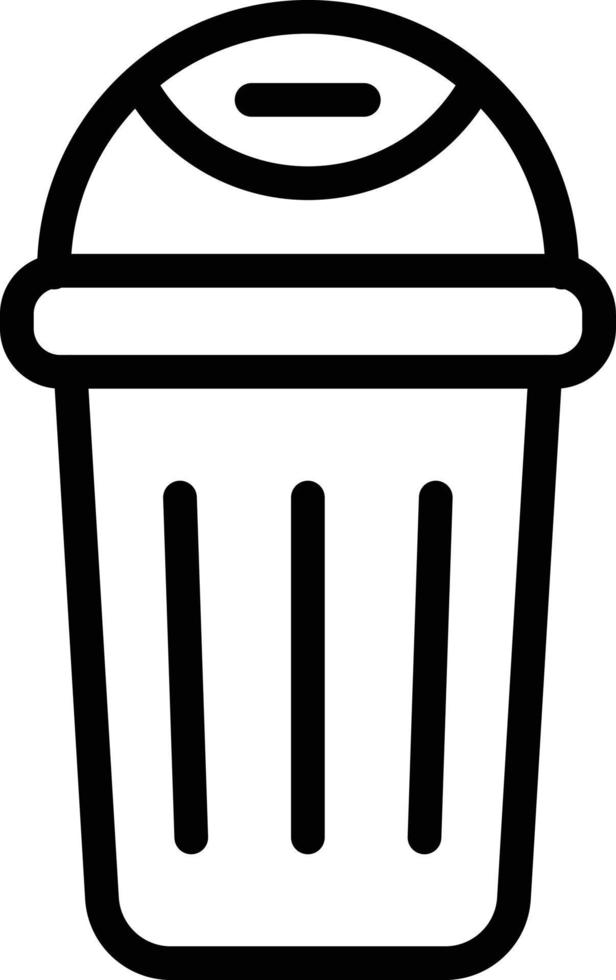 Bin Vector Icon Design Illustration