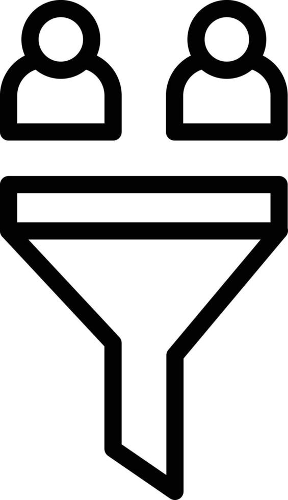 Sales Funnel Vector Icon