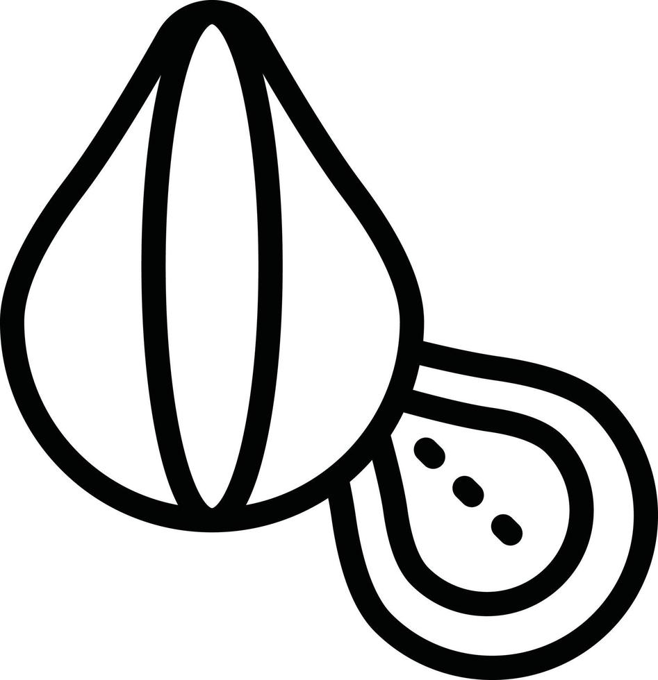 Chestnut Vector Icon