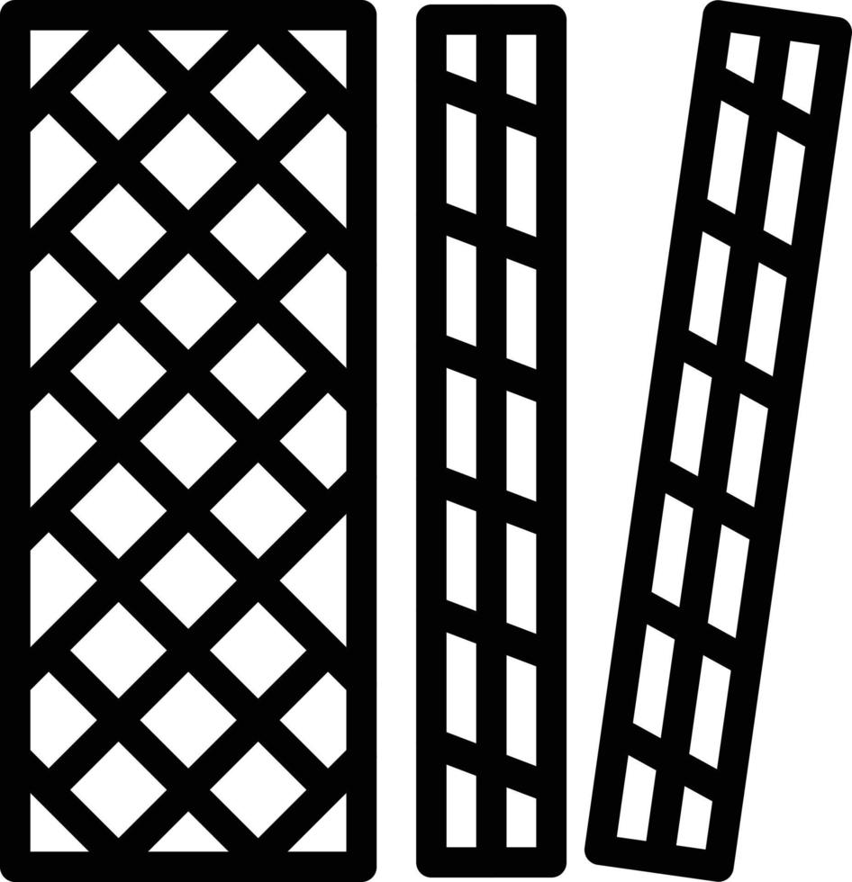 Wafer Vector Icon Design Illustration