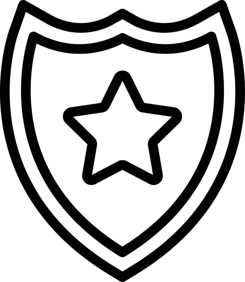 Shield Vector Icon Design Illustration