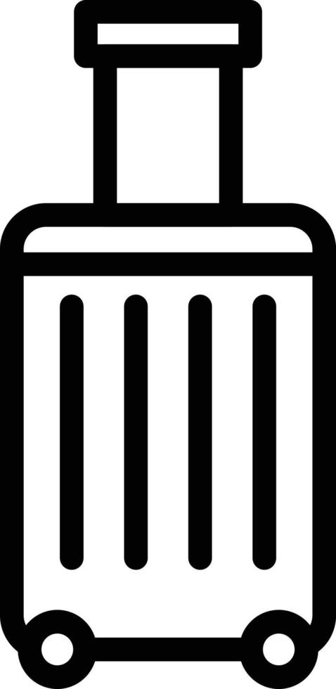 Luggage Vector Icon Design Illustration