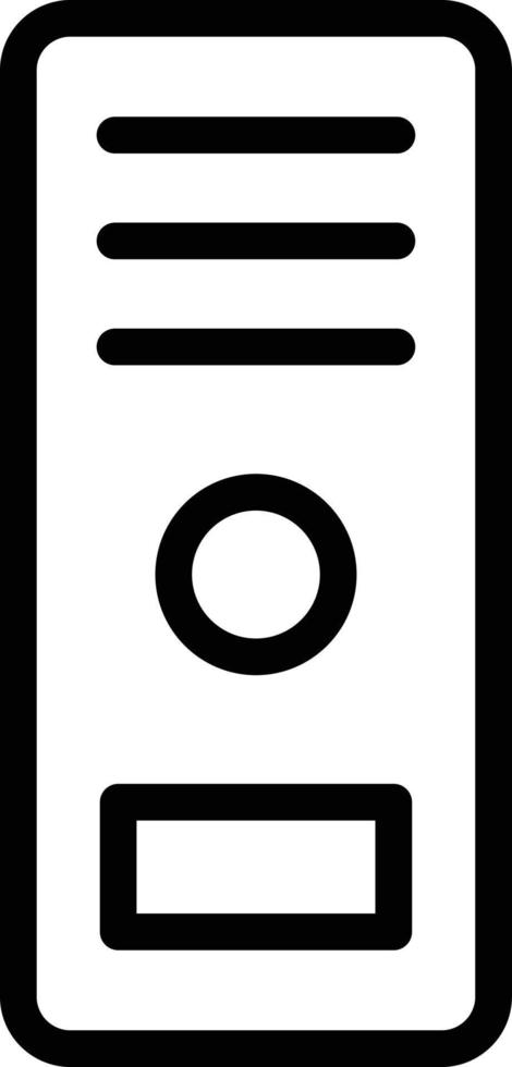 Computer case Vector Icon Design Illustration
