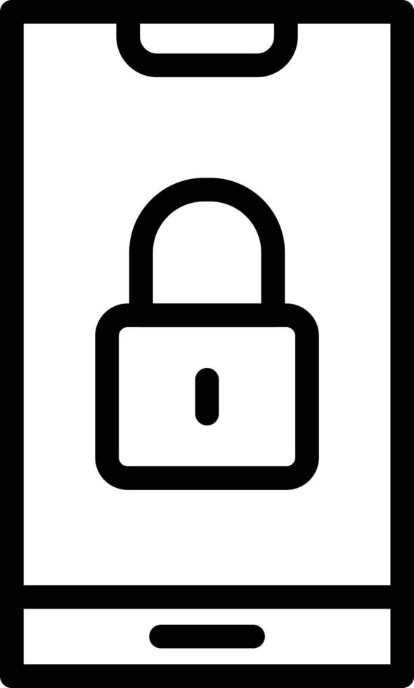 Lock Vector Icon Design Illustration