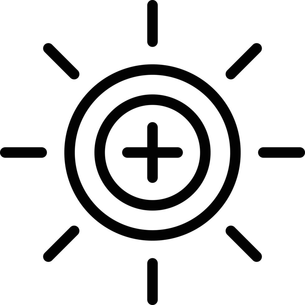 Brightness Vector Icon Design Illustration