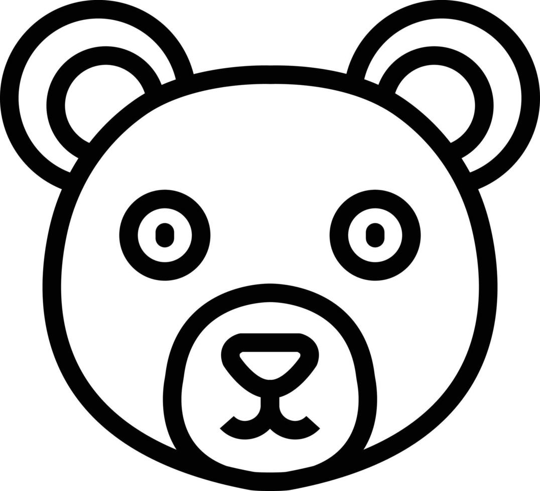 oso vector icono diseño ilustración
