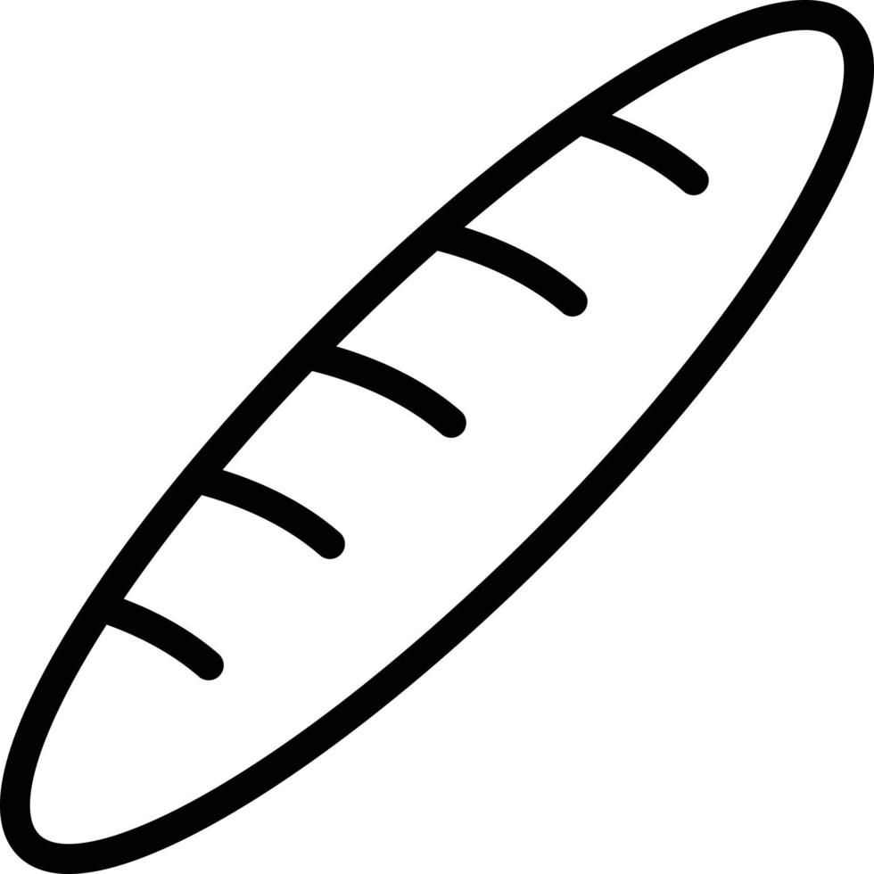 Baguette Vector Icon Design Illustration