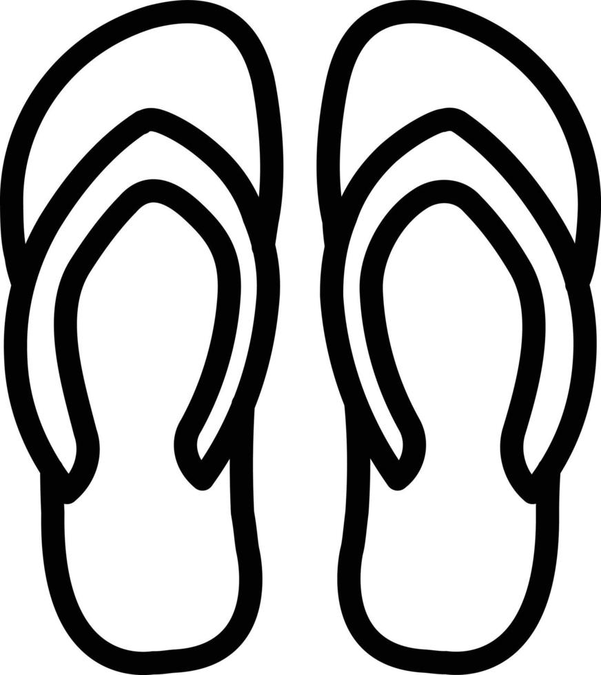 Slipper Vector Icon Design Illustration