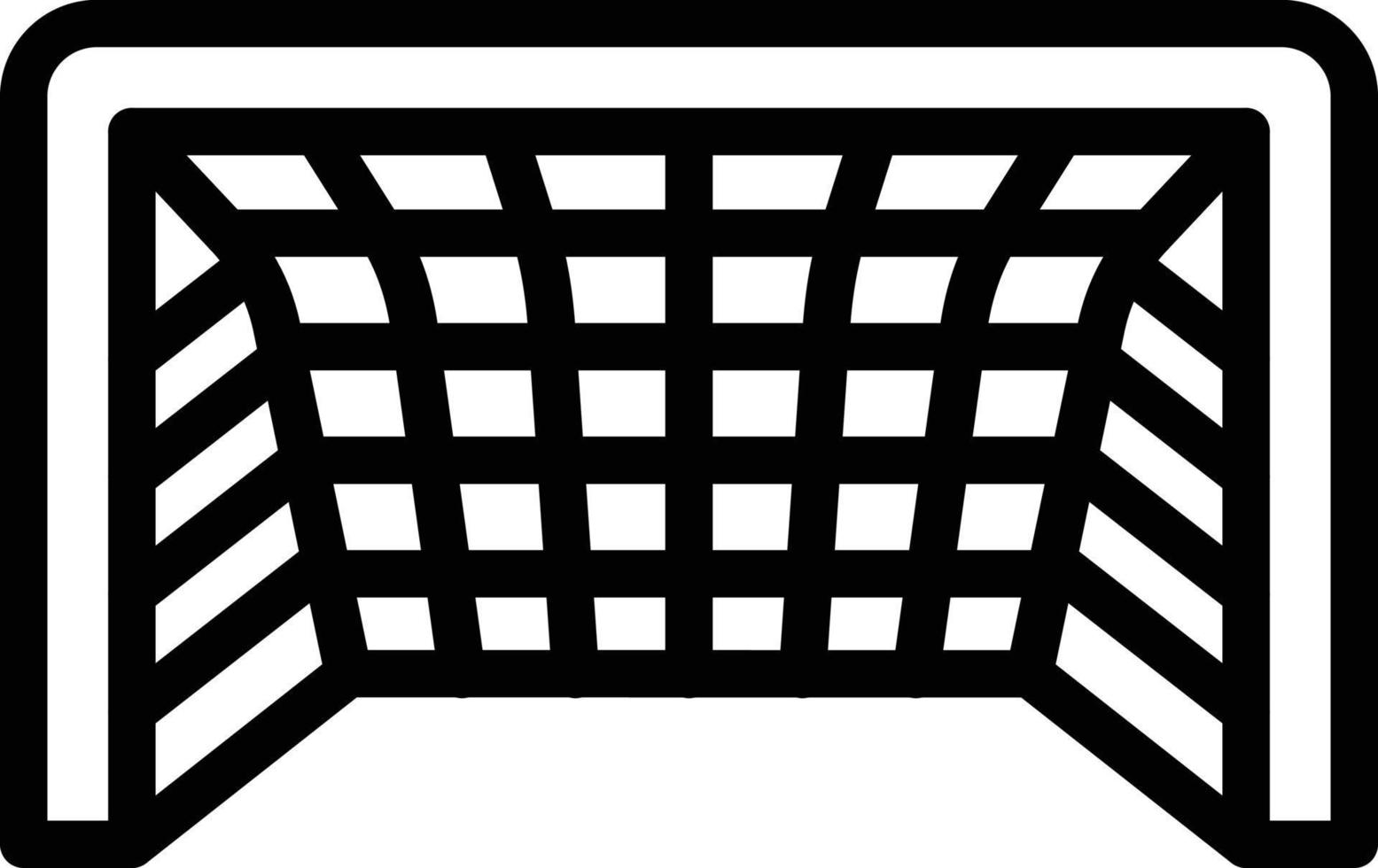 Football goal Vector Icon Design Illustration