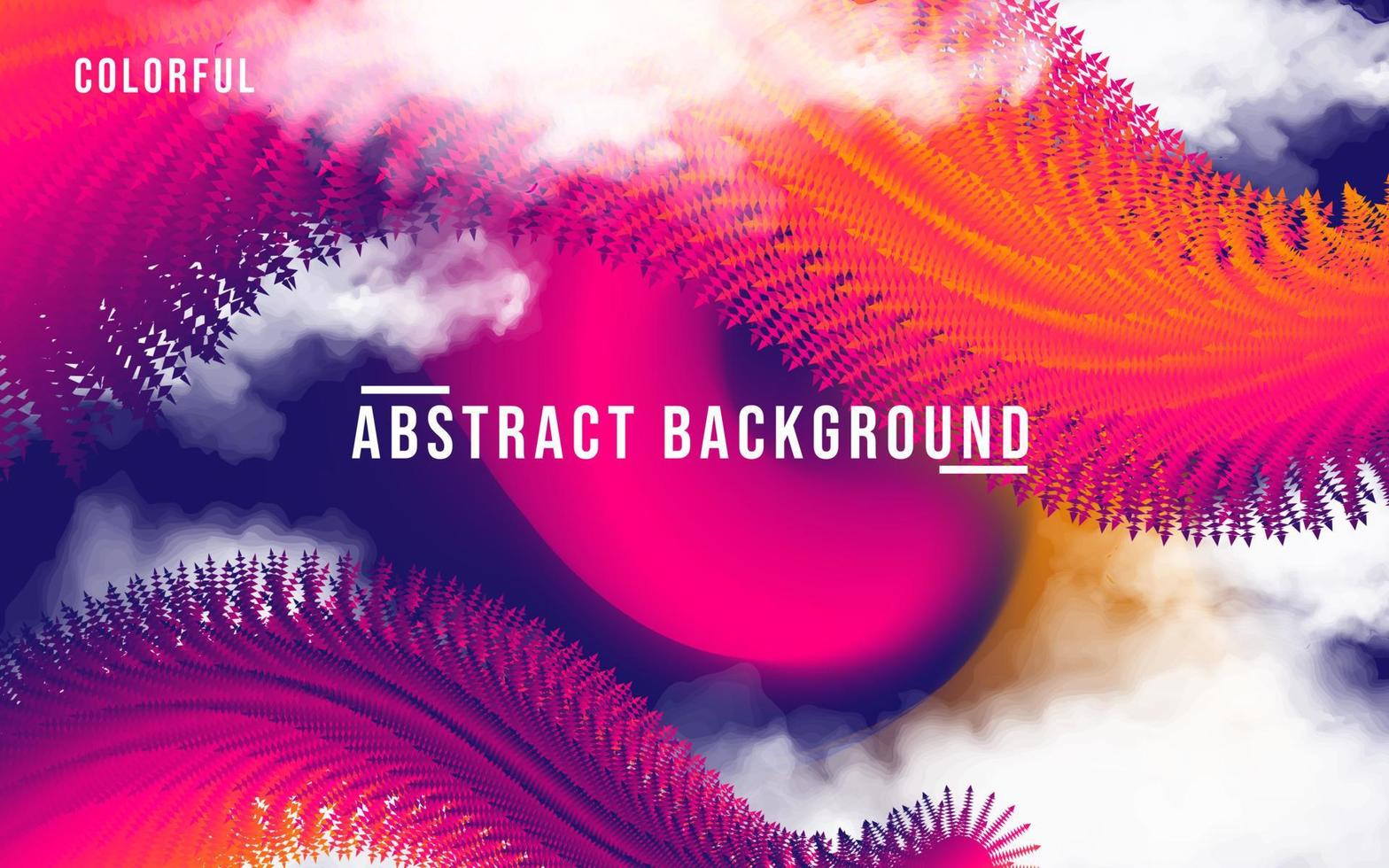 Abstract Colorful background, modern cyber color design vector