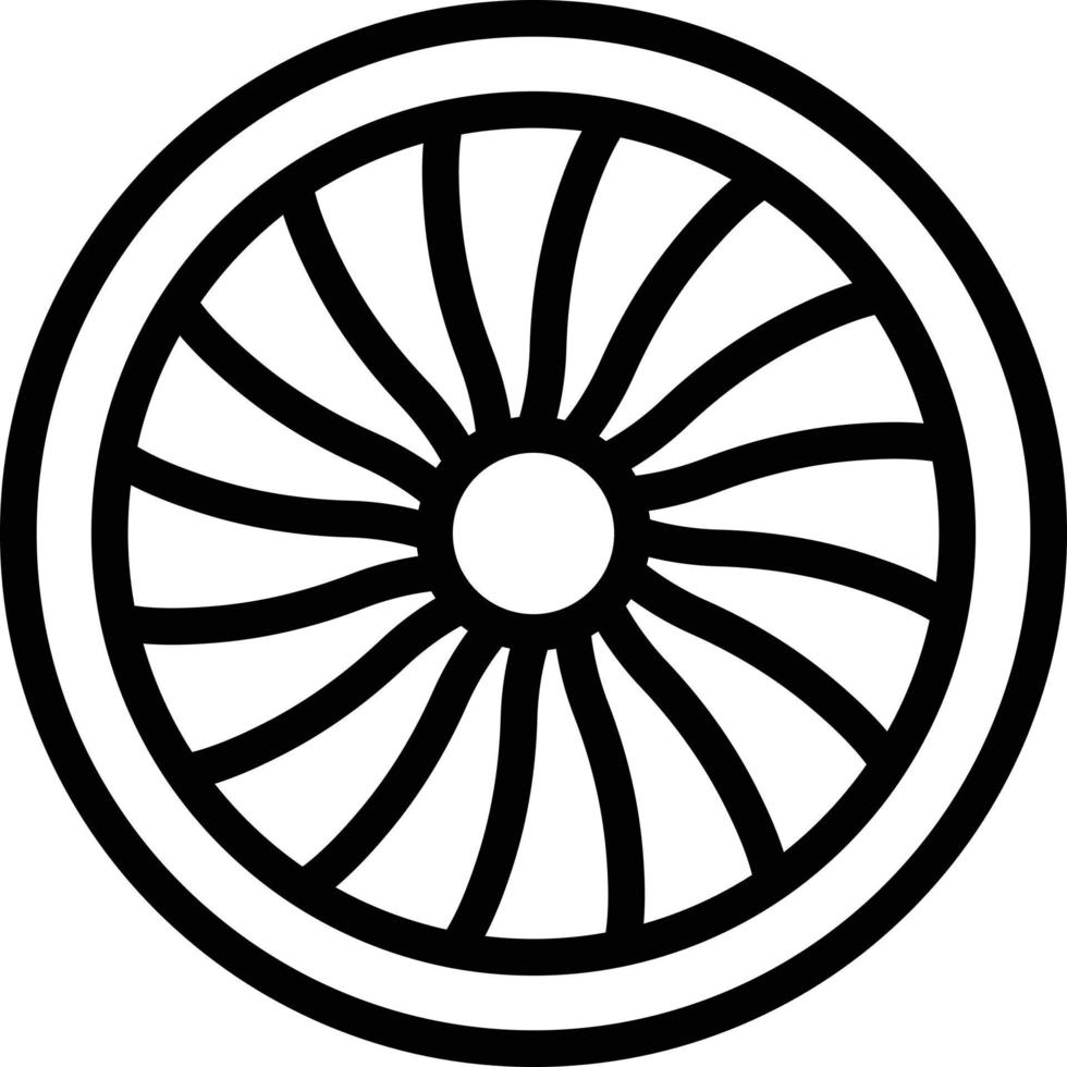 Turbine Vector Icon Design Illustration