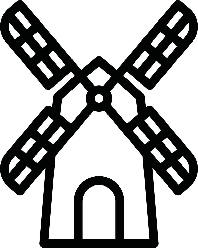 Mill Vector Icon