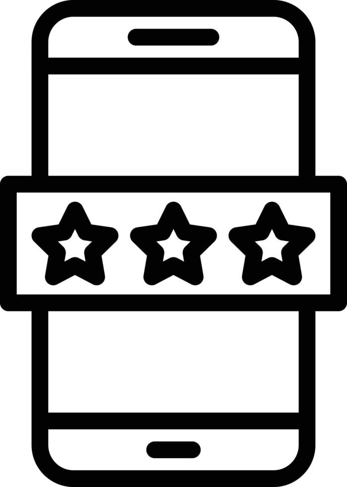 Rating Vector Icon Design Illustration