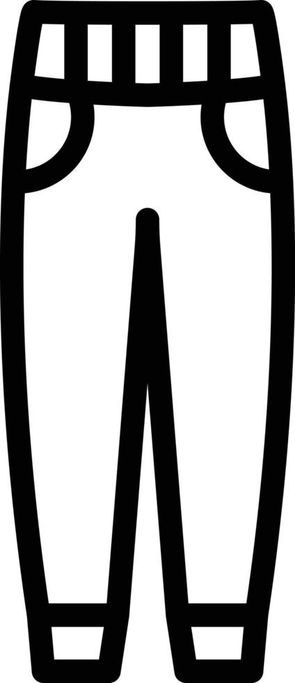 Trouser Vector Icon Design Illustration