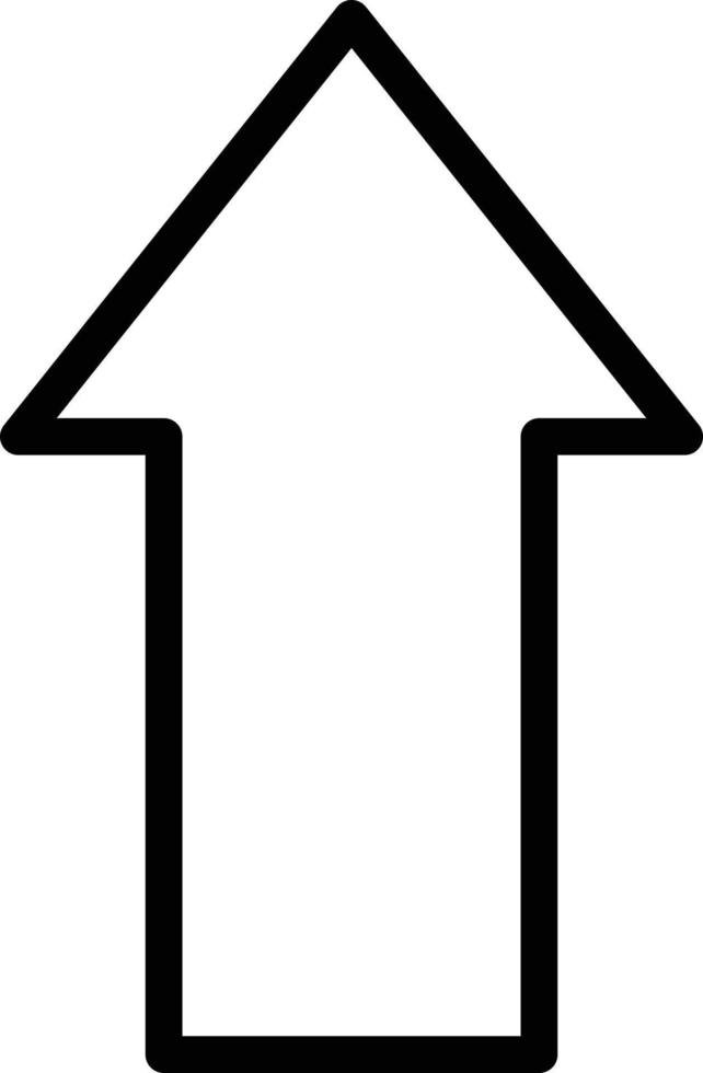 Up arrow Vector Icon Design Illustration