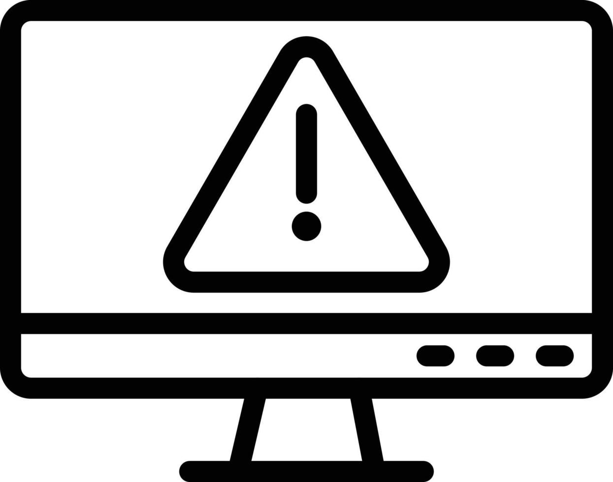 ilustración de diseño de icono de vector de error